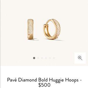 Mejuri pave hoops